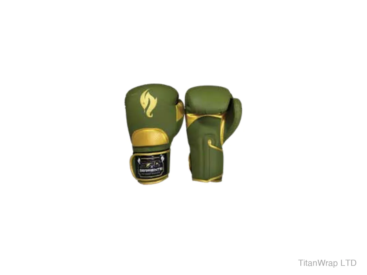 Olive Classic Sparring Boxing Gloves TWP-2044 official TitanWrap catalogue product image with web-delivery watermark