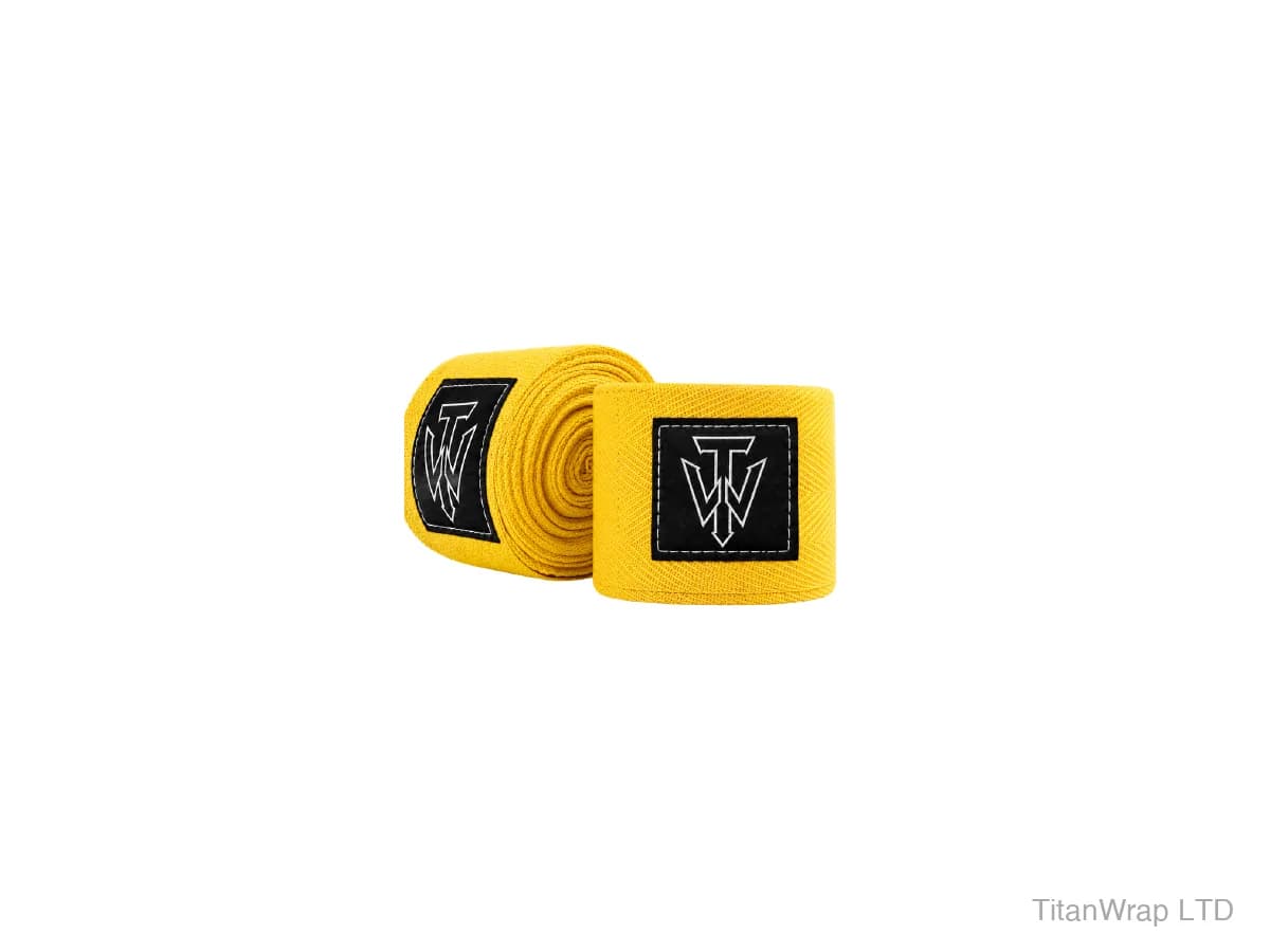 Yellow Bamboo Antibacterial Hand Wraps TWP-2172 official TitanWrap catalogue product image with web-delivery watermark