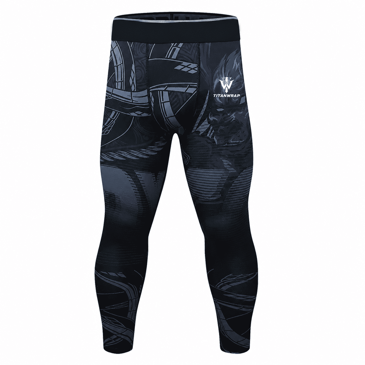 Custom Combat Apparel front view for private-label TitanWrap manufacturing