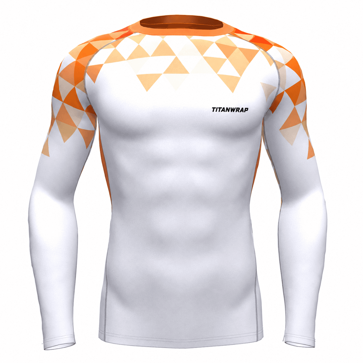 Custom Combat Apparel front view for private-label TitanWrap manufacturing