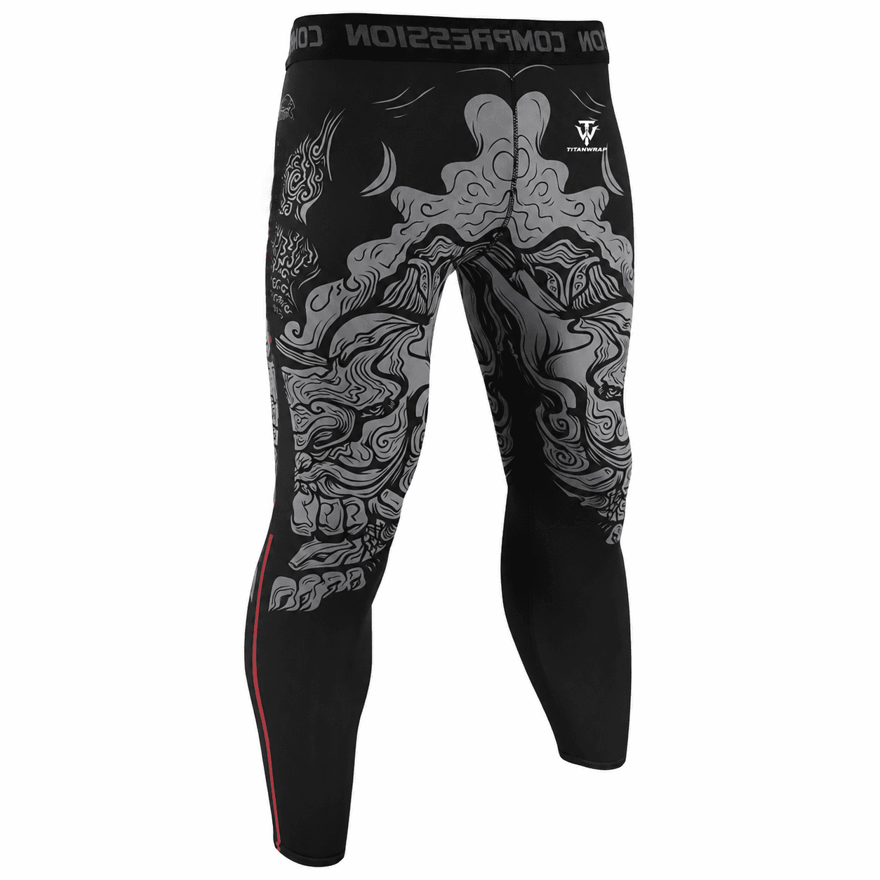 Custom Combat Apparel front view for private-label TitanWrap manufacturing