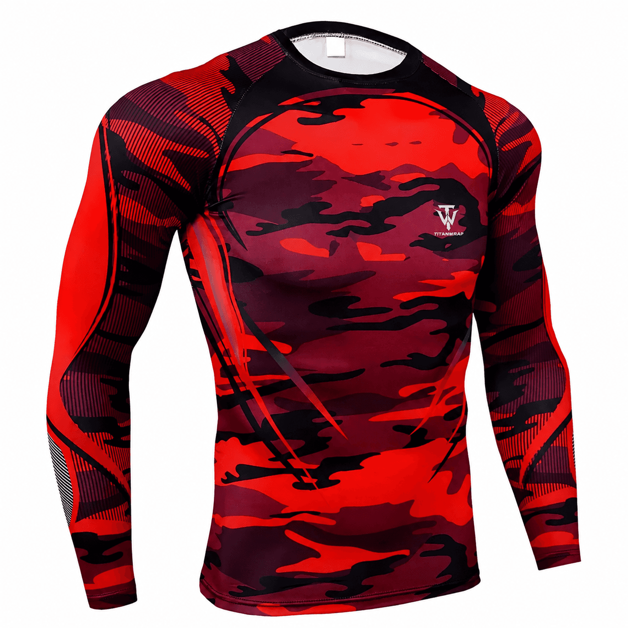 Custom Combat Apparel front view for private-label TitanWrap manufacturing