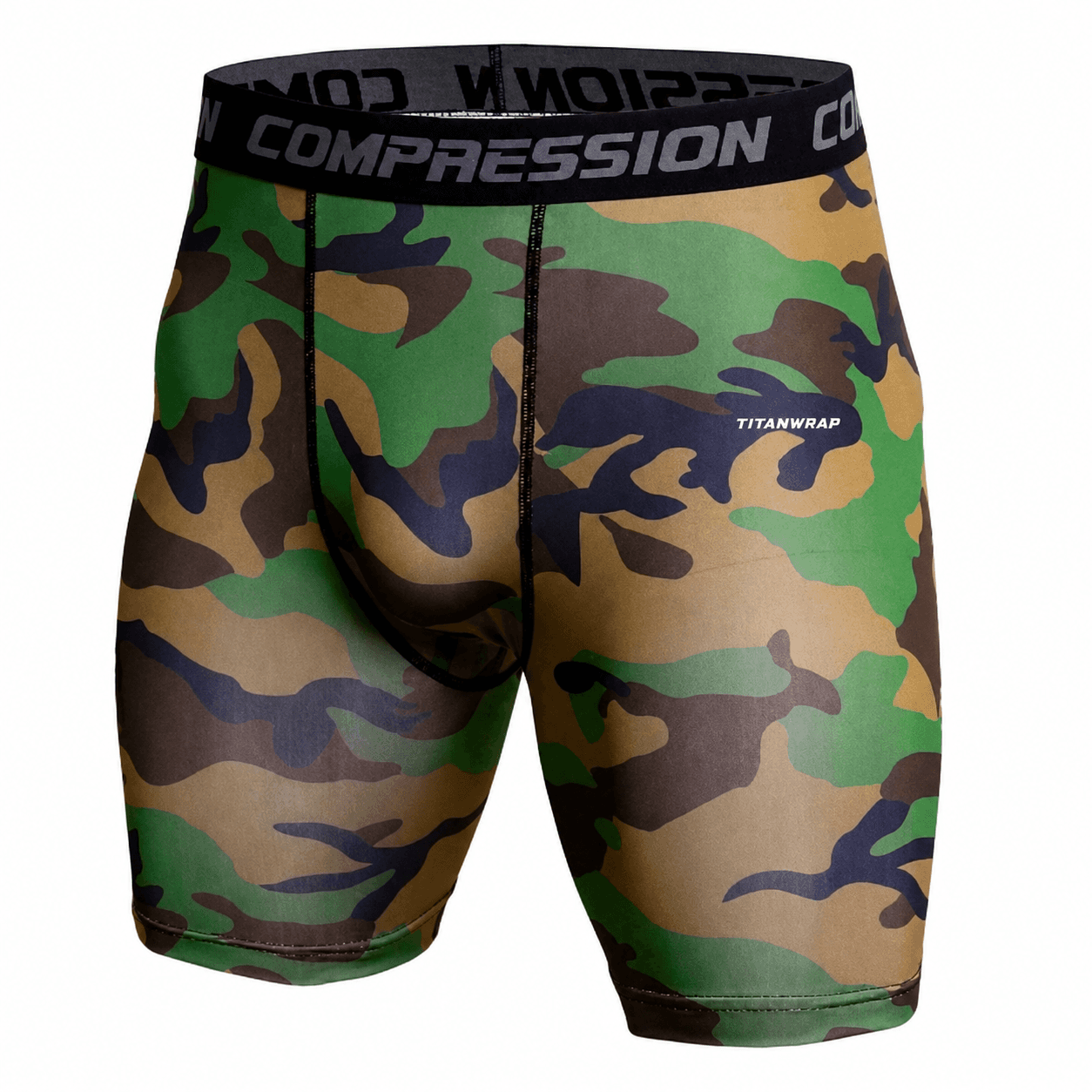 Custom Combat Apparel front view for private-label TitanWrap manufacturing